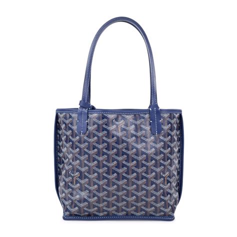 goyard anjou tote mini sky blue|Goyard anjou mini price.